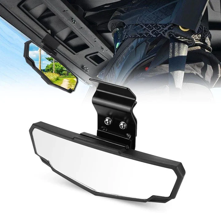 Upgraded Rear View Mirror & Rear View Mirror for Polaris Ranger - Image 3