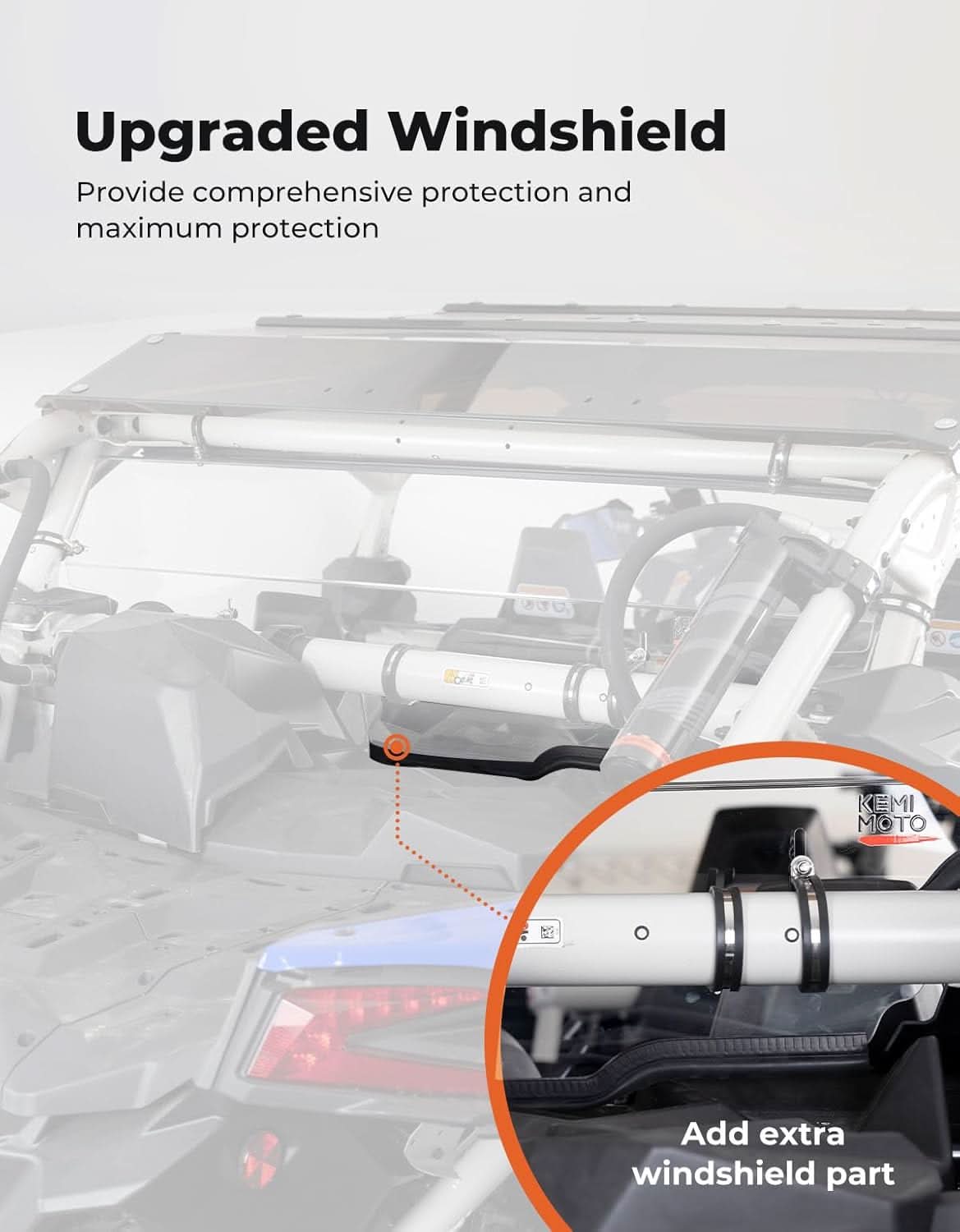 Upgraded Rear Windshield Scratch-resistant for Can-Am Maverick X3 / X3 MAX - Image 2