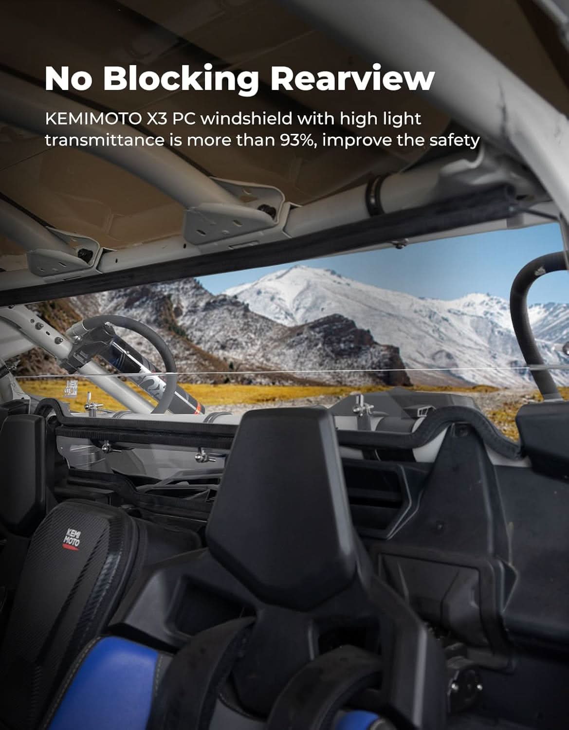 Upgraded Rear Windshield Scratch-resistant for Can-Am Maverick X3 / X3 MAX - Image 5