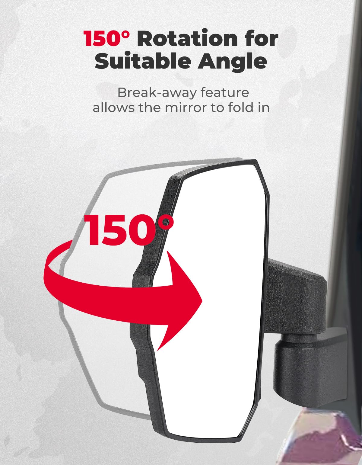 Upgraded Side Mirrors for Ranger 1000 570/Commercial Pro XD - Image 4