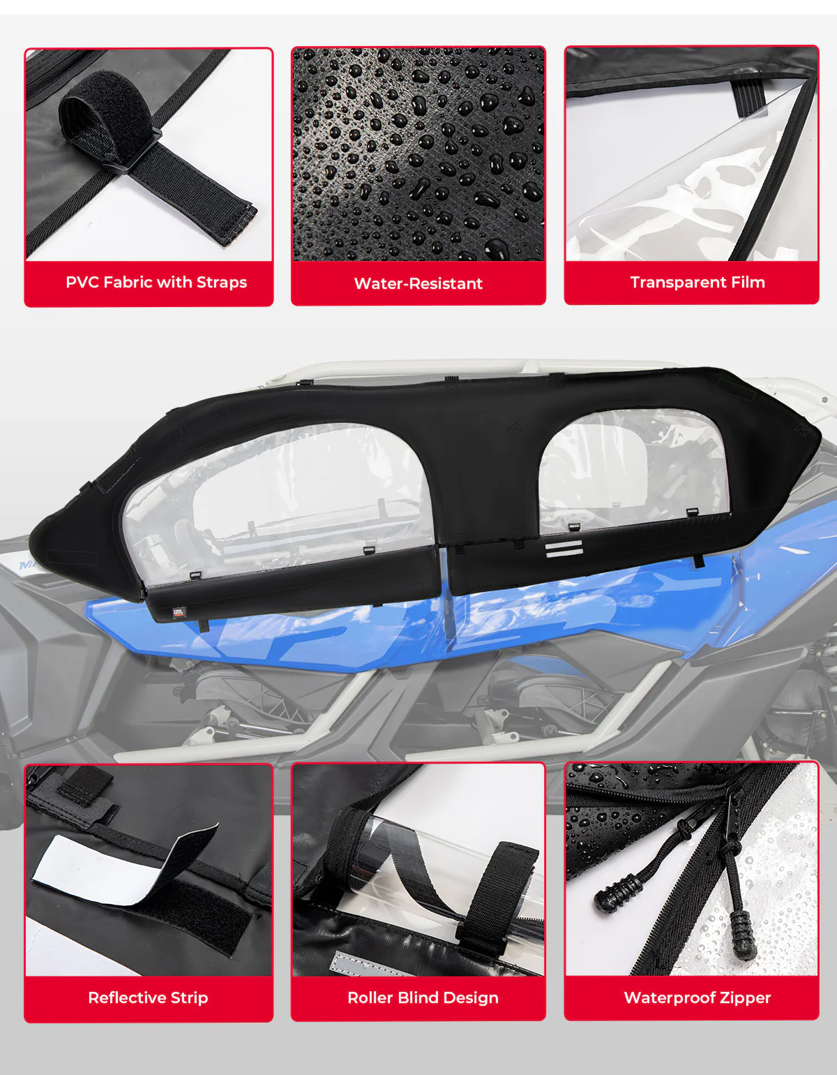 Upgraded Soft Cab Enclosure for Can-Am Maverick X3 MAX - Image 6