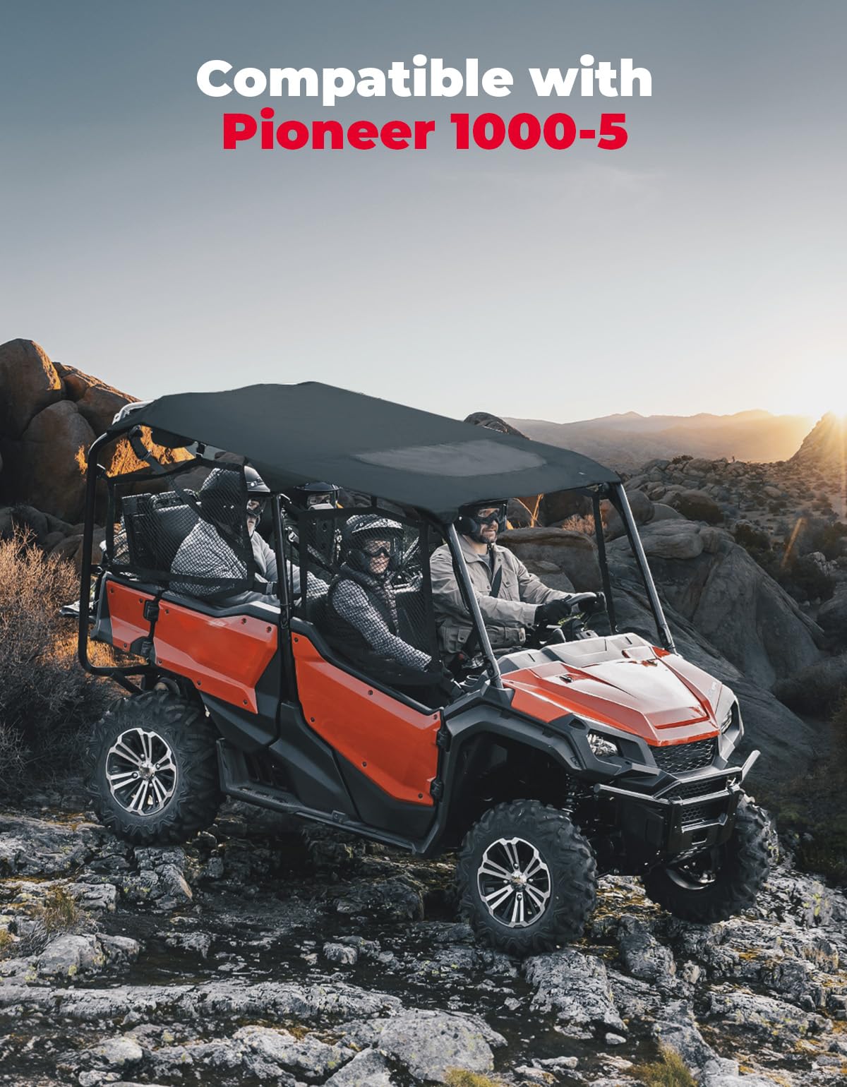 Upgraded Soft Roof for Pioneer 1000-5 2016-2023 - Image 7