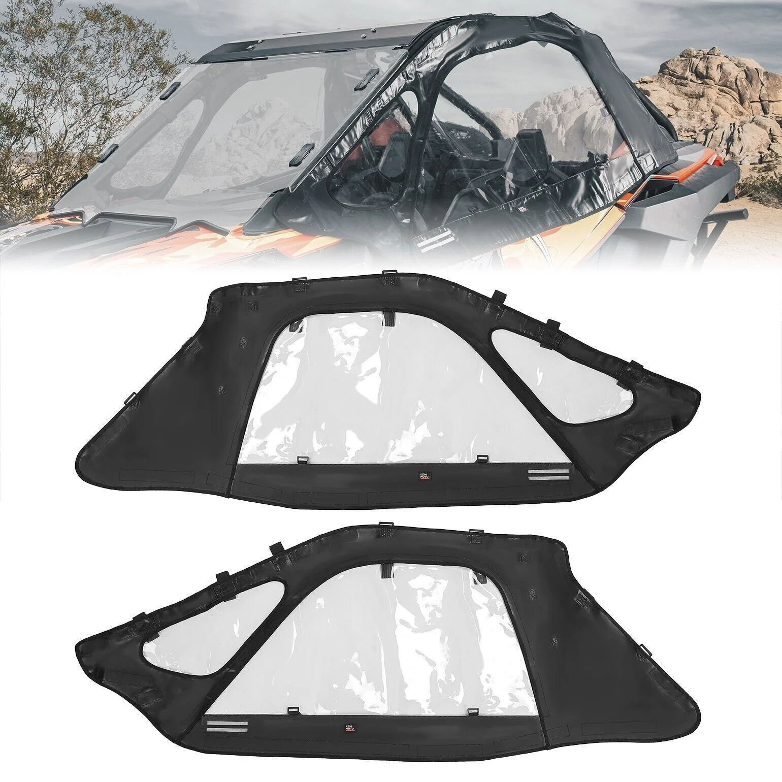 Upgraded Soft Upper Door Cab Enclosure for Polaris RZR PRO XP 2020-2024 - Image 10