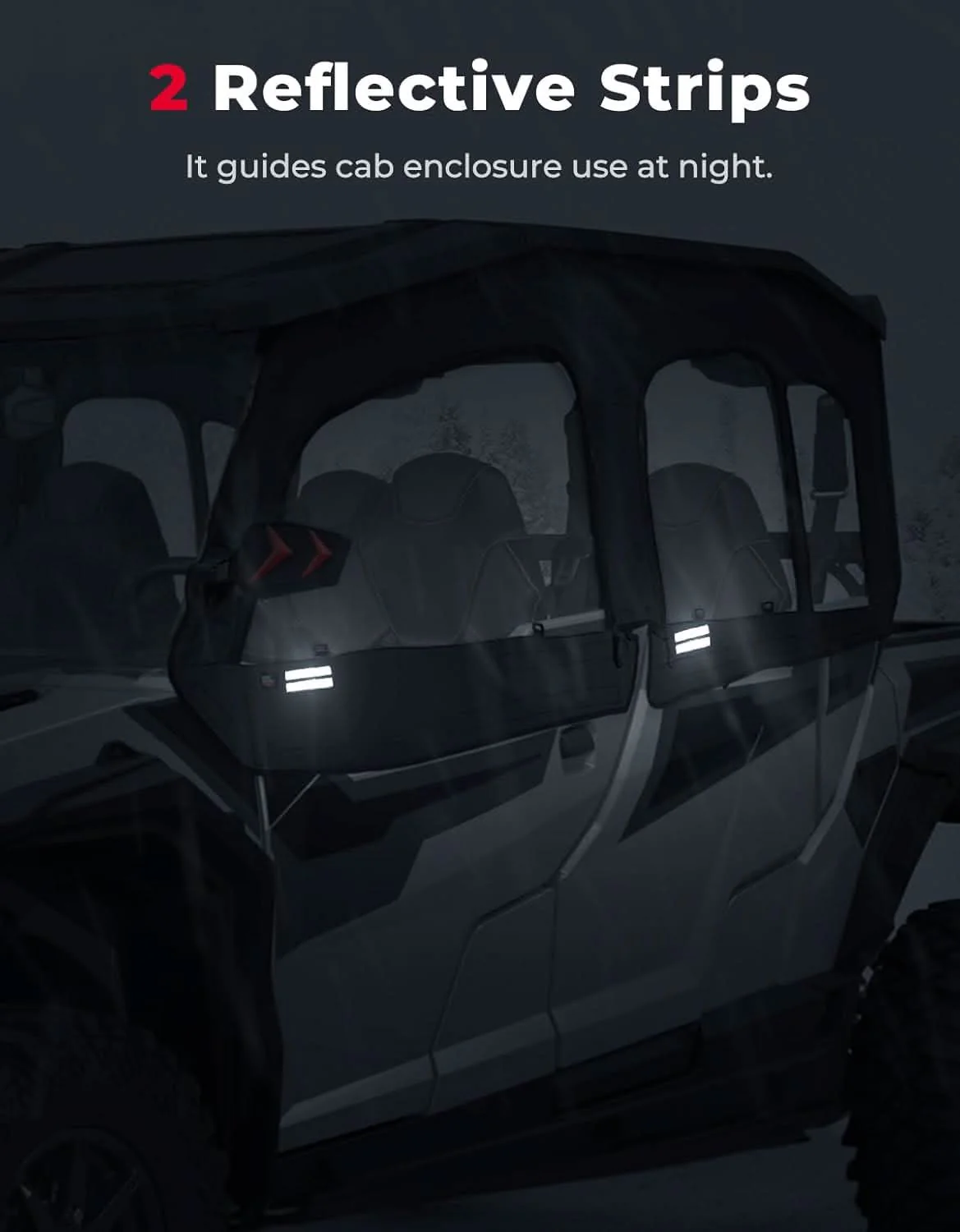 Upgraded Soft Upper Doors for Polaris General 4 1000 / XP 4 1000 - Image 7