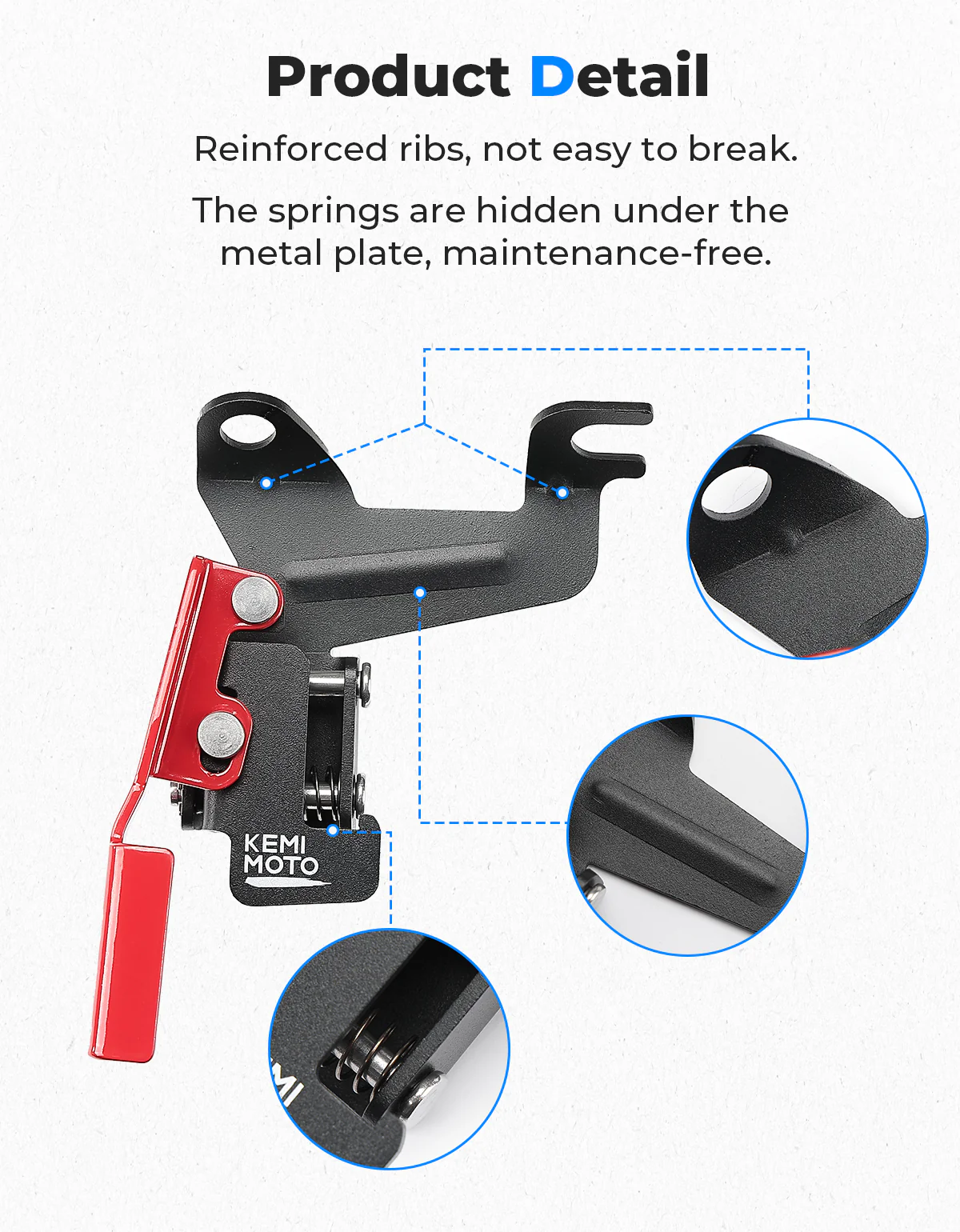 Upgraded Spring Parking Brake for Polaris RZR/Ranger - Image 4