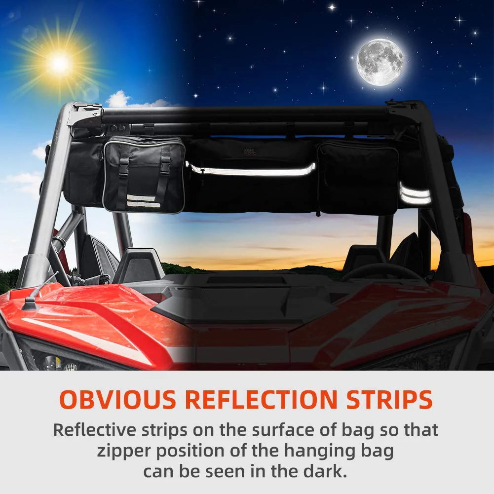 Universal UTV Roll Cage Organizer for Polaris Ranger RZR/ Pioneer Talon - Image 6