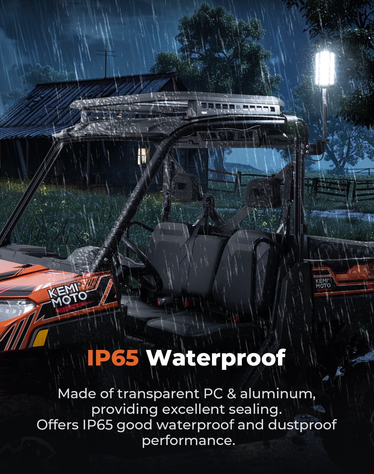 Upgraded Work Beacon Light for Polaris PRO XD/Ranger1000/XP 1000 2018-2025 - Image 3