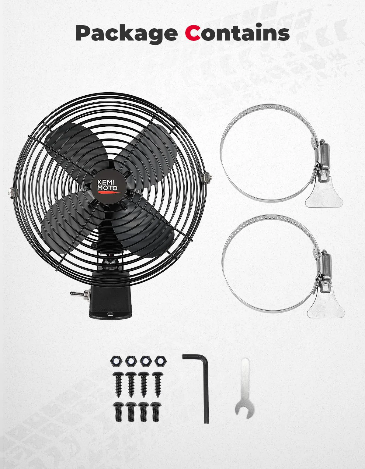 UTV 12V 8'' Cooling Fan for Car,Truck,RV - Image 8