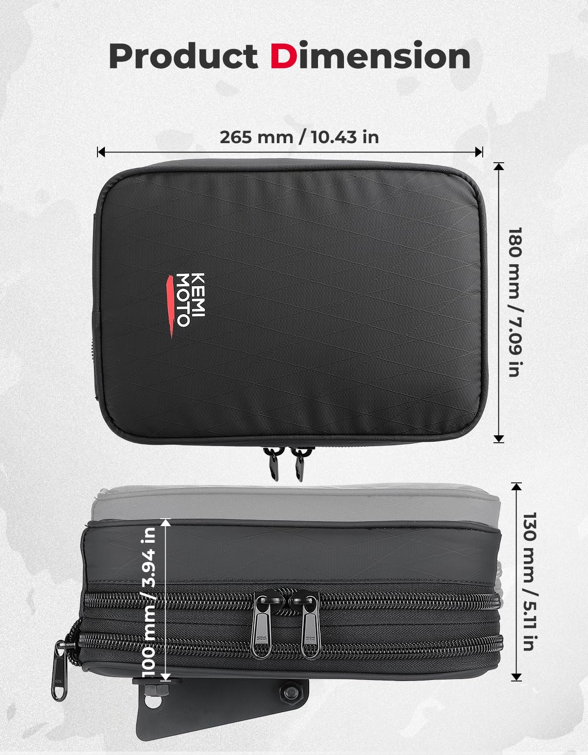 UTV Armrest Safe Storage Bag for Polaris RZR 900 S 1000 XP Turbo Trail - Image 7