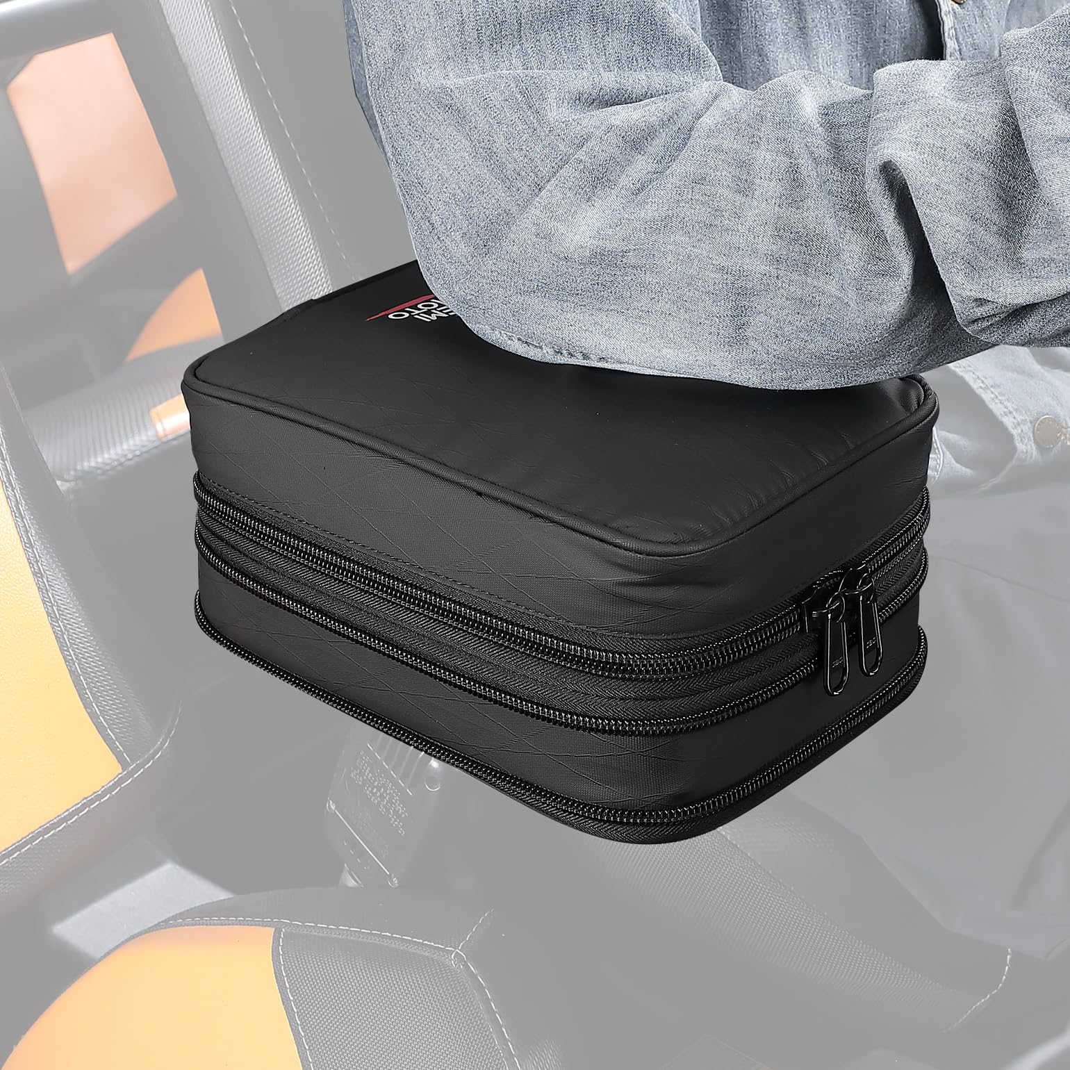 UTV Armrest Safe Storage Bag for Polaris RZR 900 S 1000 XP Turbo Trail - Image 8