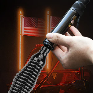 UTV 2pcs 3ft / 4ft Whip Lights with Spring Base for X3 / RZR - Image 8