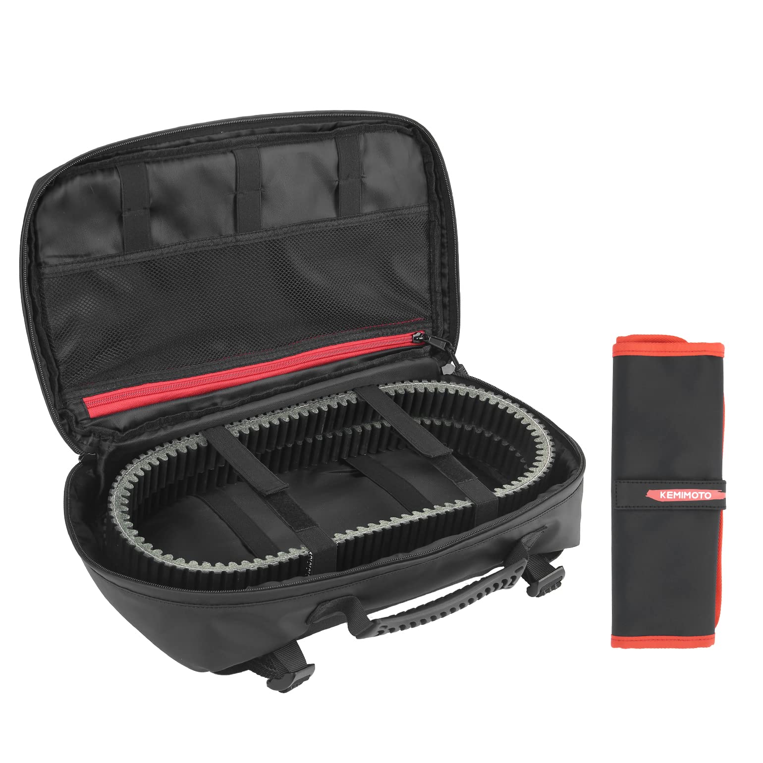 UTV ATV Drive Belt Storage Bag with Tool Roll for Can-Am, Polaris - Image 8