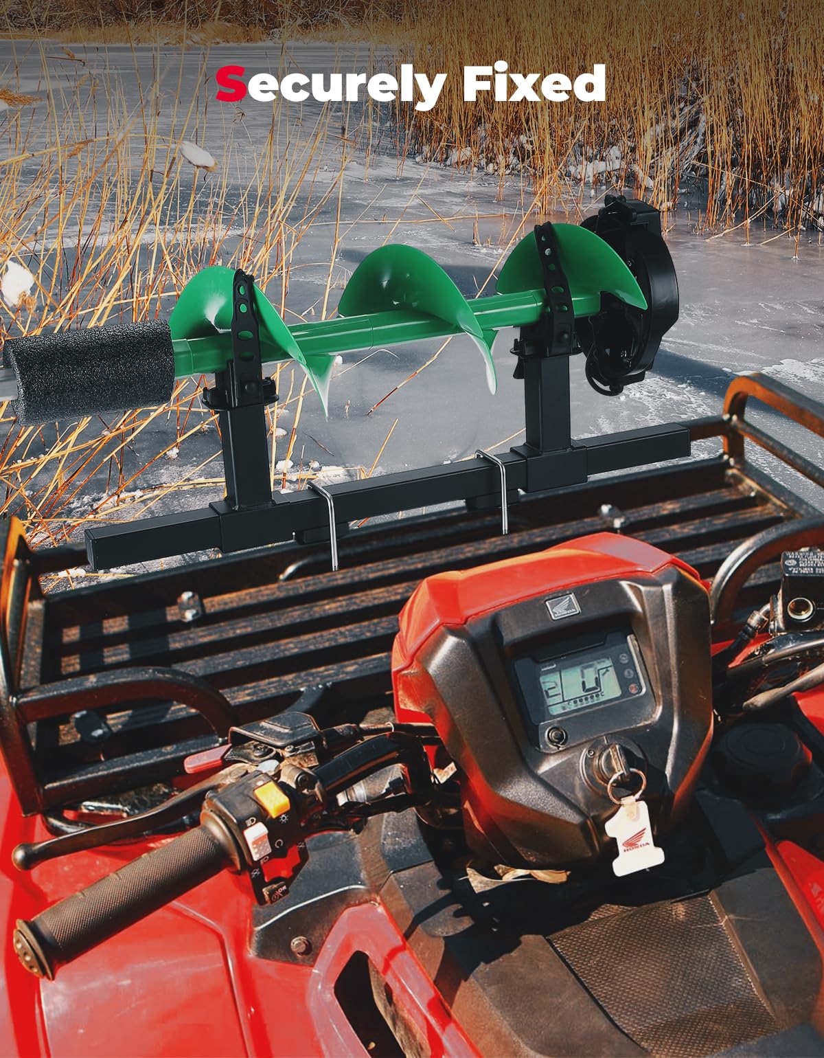 UTV ATV Tool Holder Universal U-Bolt for 0.79in-1.77in Square Tube - Image 2