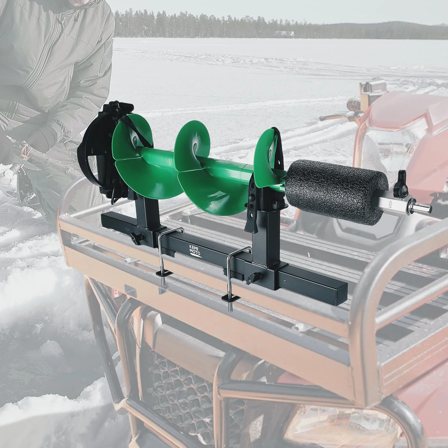 UTV ATV Tool Holder Universal U-Bolt for 0.79in-1.77in Square Tube - Image 8