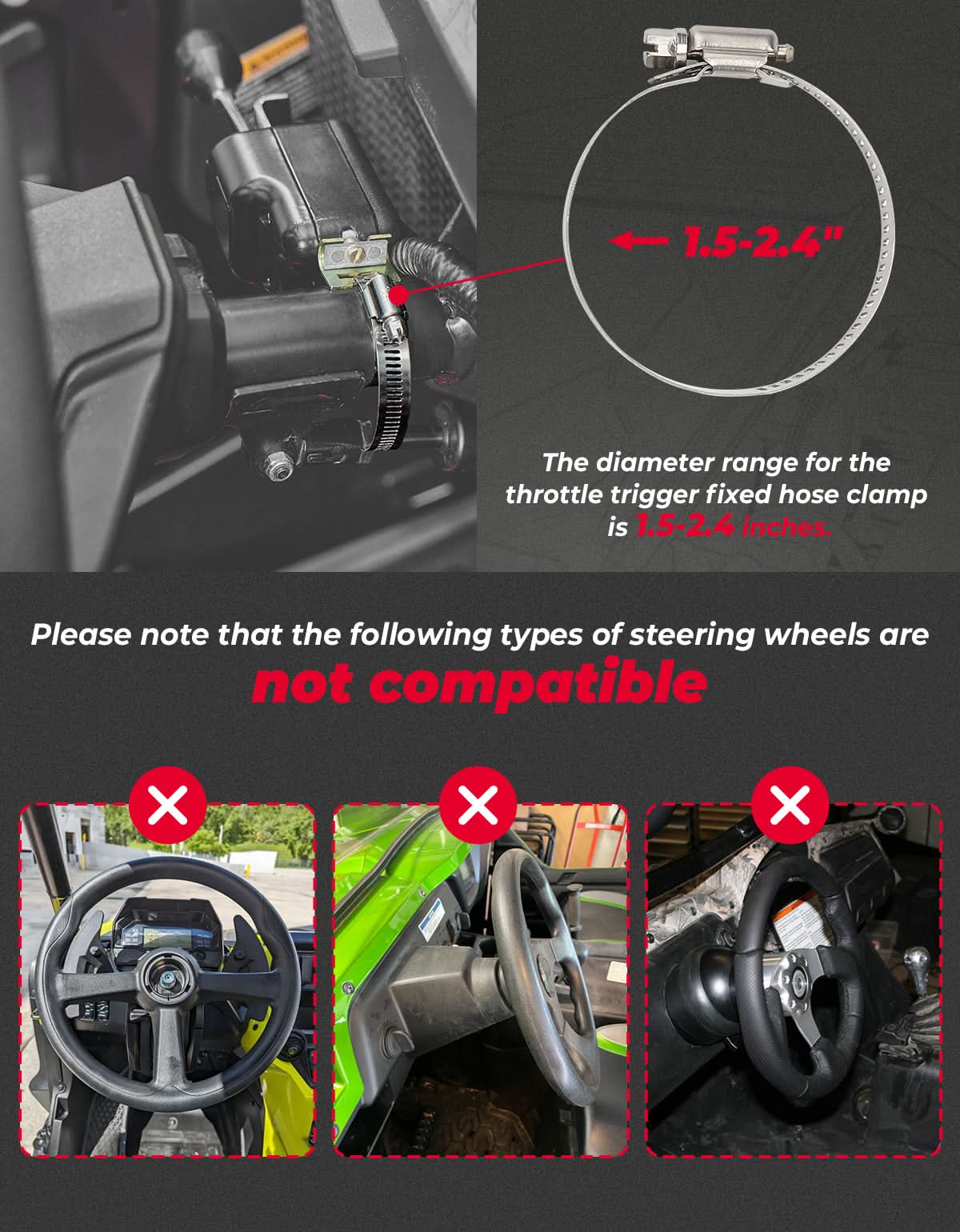 UTV/ATV Universal Turn Signal Kit with Horn & Hazard Lights - Image 4