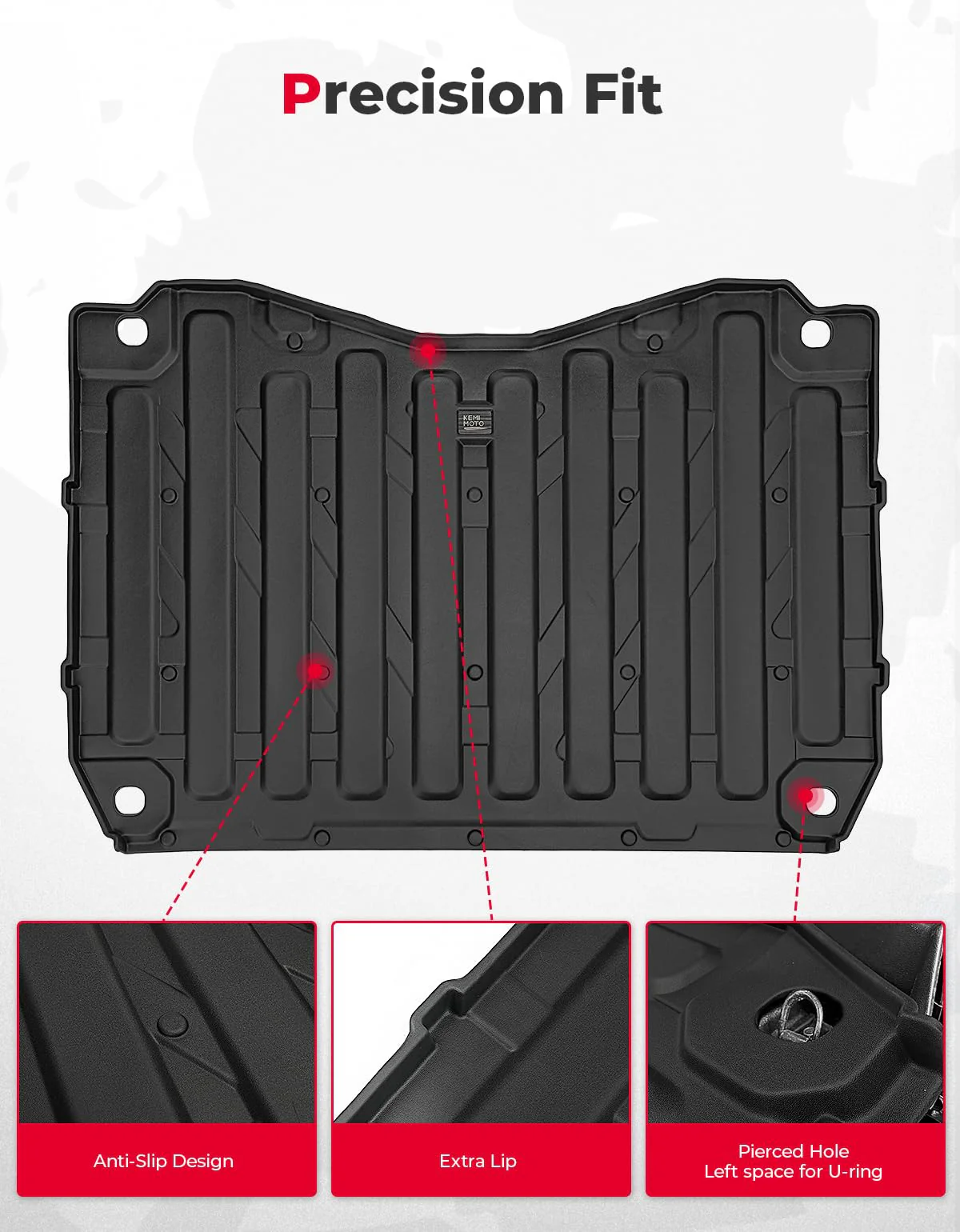 UTV Bed Liner Mat for Honda Pioneer 1000/ 1000-6 2016-2024 - Image 5