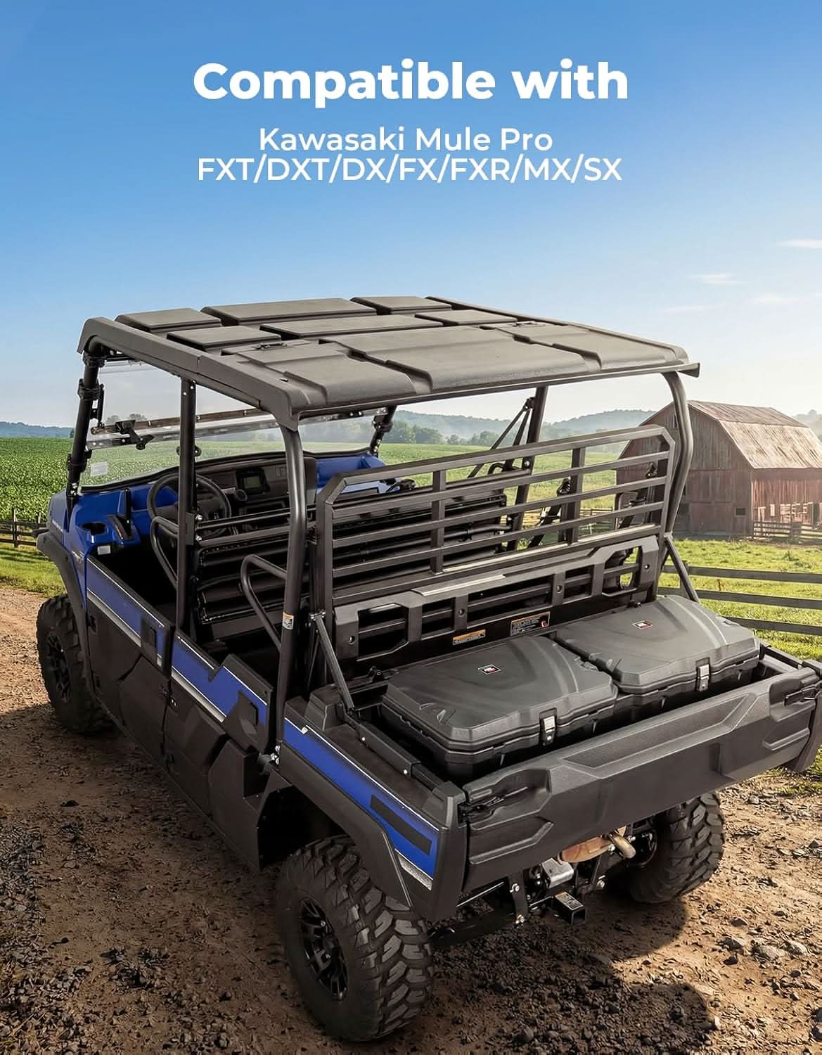 UTV Bed Storage Box 110L For Kawasaki Mule Pro|SX - Image 4