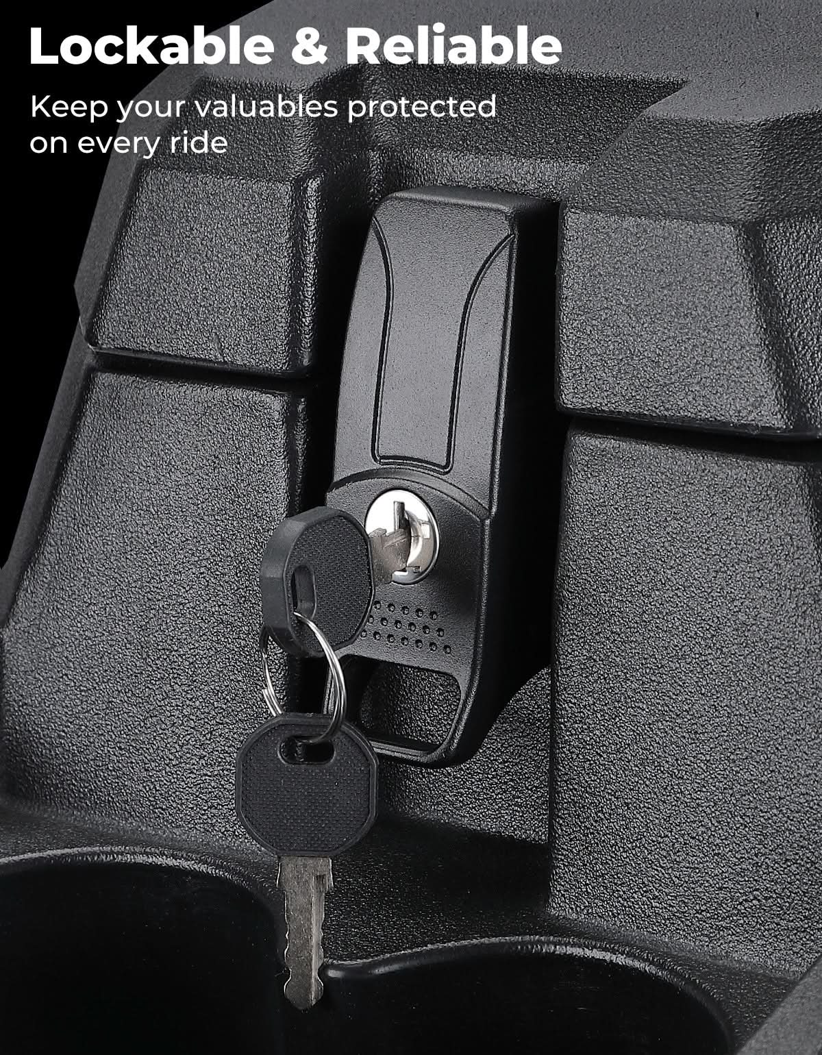UTV Bench Seat Center Console Box for Polaris Ranger XP 1000/Crew 2017-2026/Uforce/Pionner - Image 5