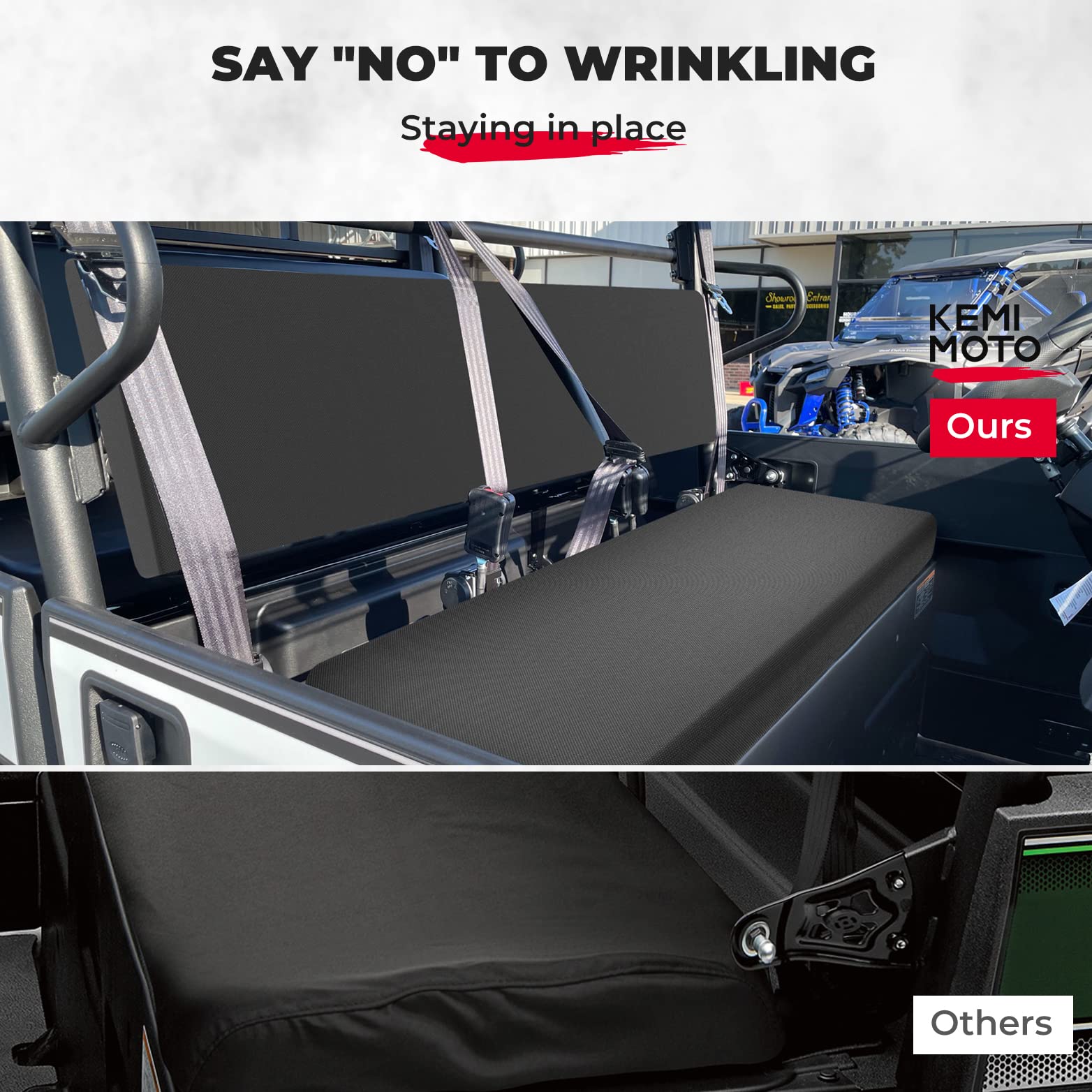 Front Bench Seat Cover for Kawasaki Mule - Image 3