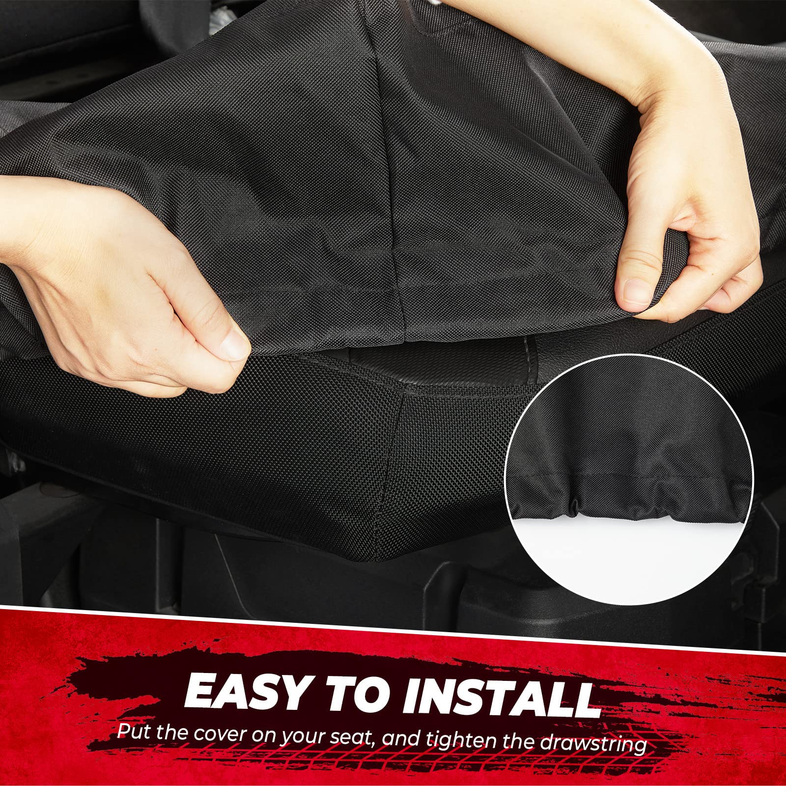 Bench Seat Cover for Kawasaki Mule 610 600 600D - Image 6