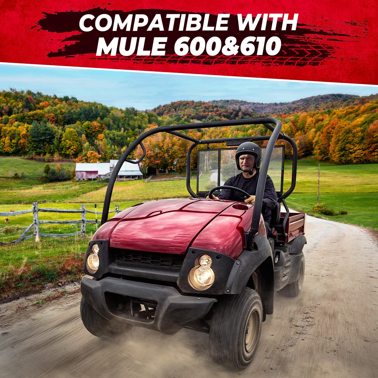 Bench Seat Cover for Kawasaki Mule 610 600 600D - Image 7