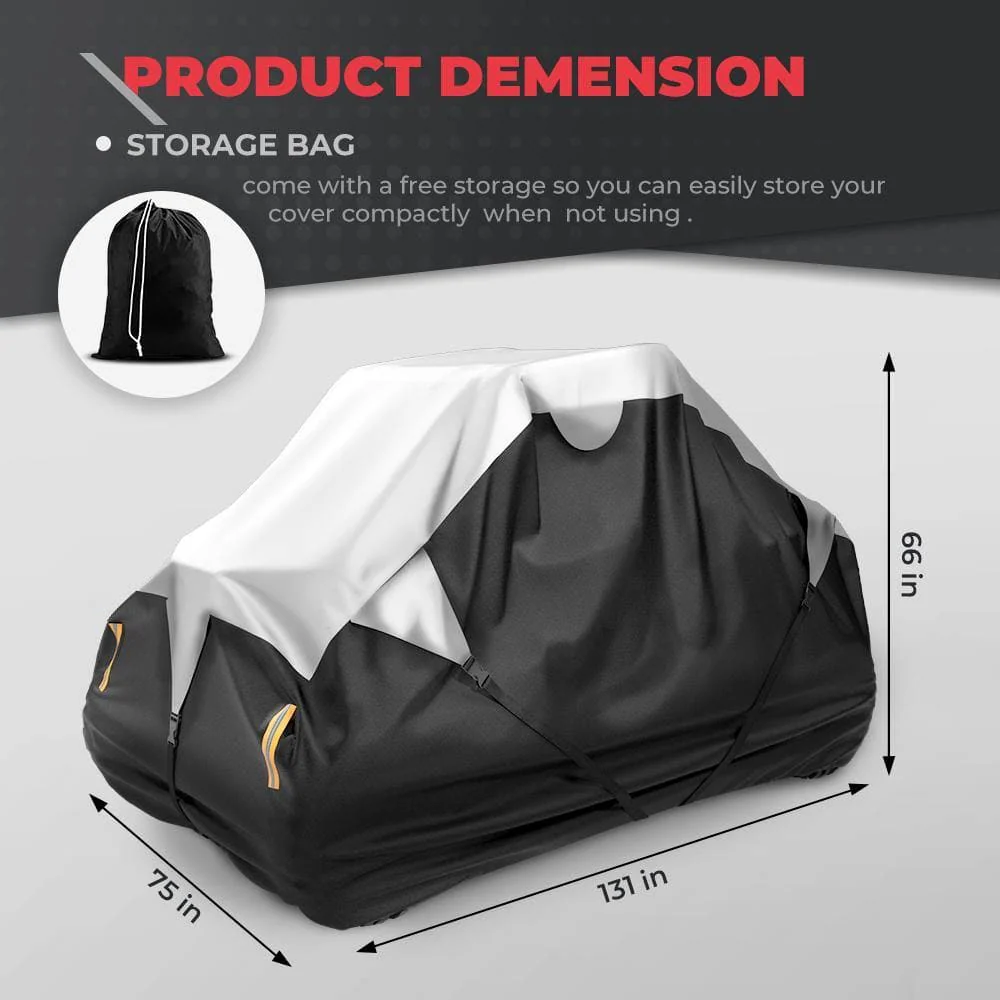 UTV Cover Waterproof 420D Fit Can-Am/ Polaris/ Kawasaki - Image 5