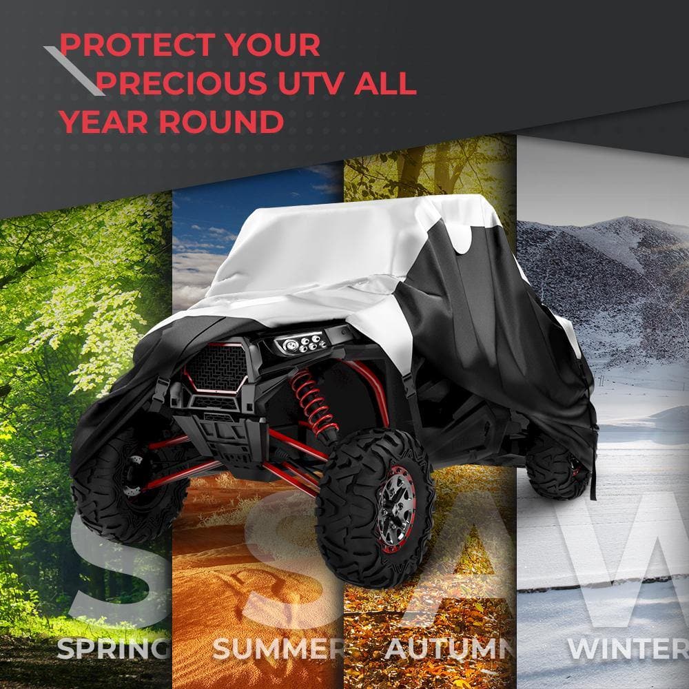 UTV Cover Waterproof 420D Fit Can-Am/ Polaris/ Kawasaki - Image 9