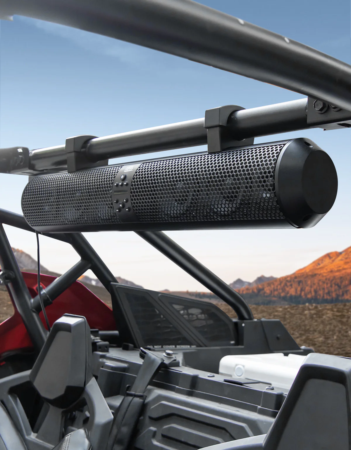 6 Speaker 28" UTV Bluetooth Sound Bar for Can Am Maverick X3/ RZR w/ 1.56"-2.25" Roll Bar - Image 7