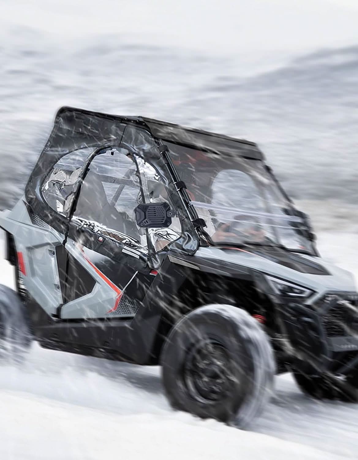 UTV Cab Enclosure Upper Doors for 2022-2025 Polaris RZR 200 - Image 8