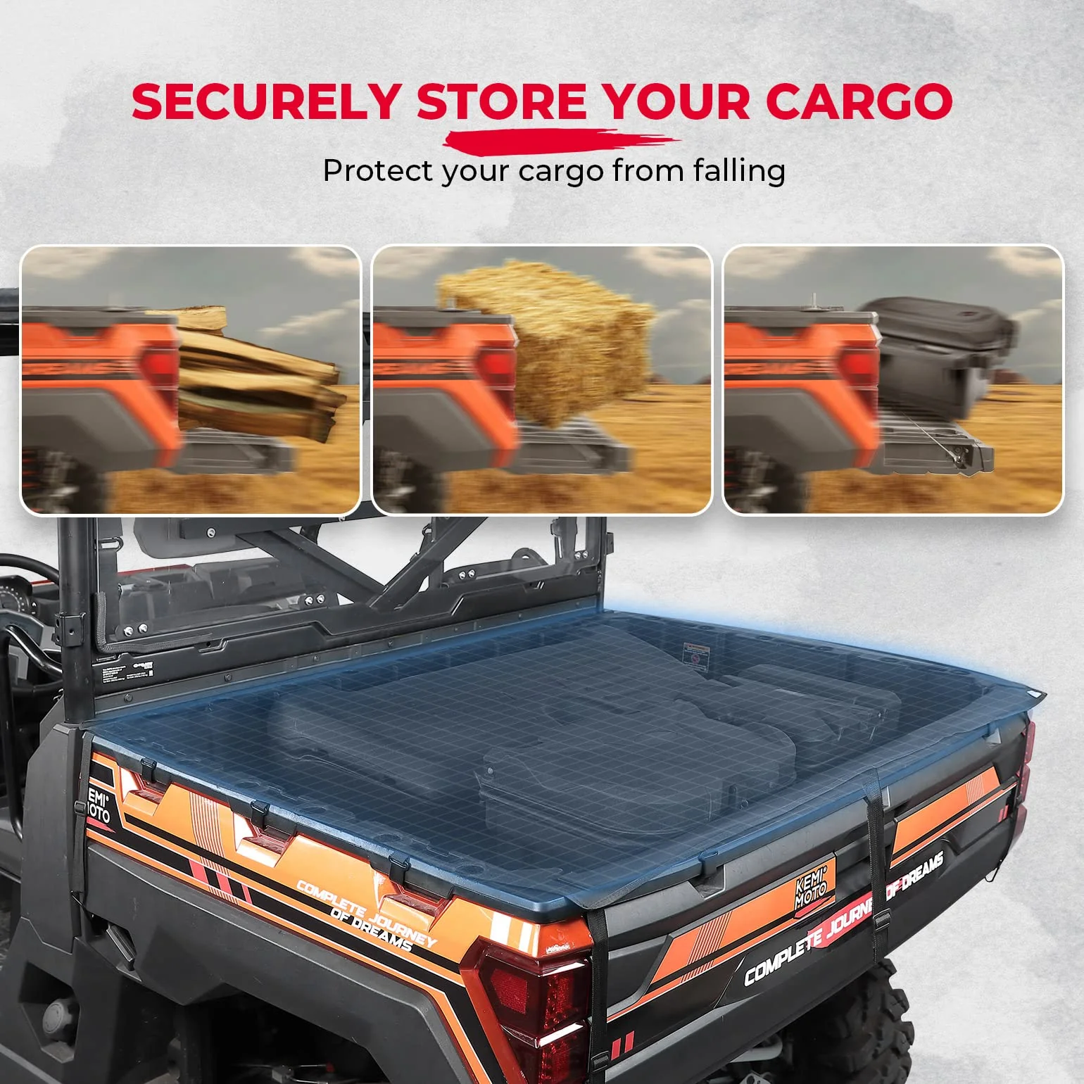 UTV Cargo Bed Cover for Polaris Ranger XP 1000 / Crew - Image 2