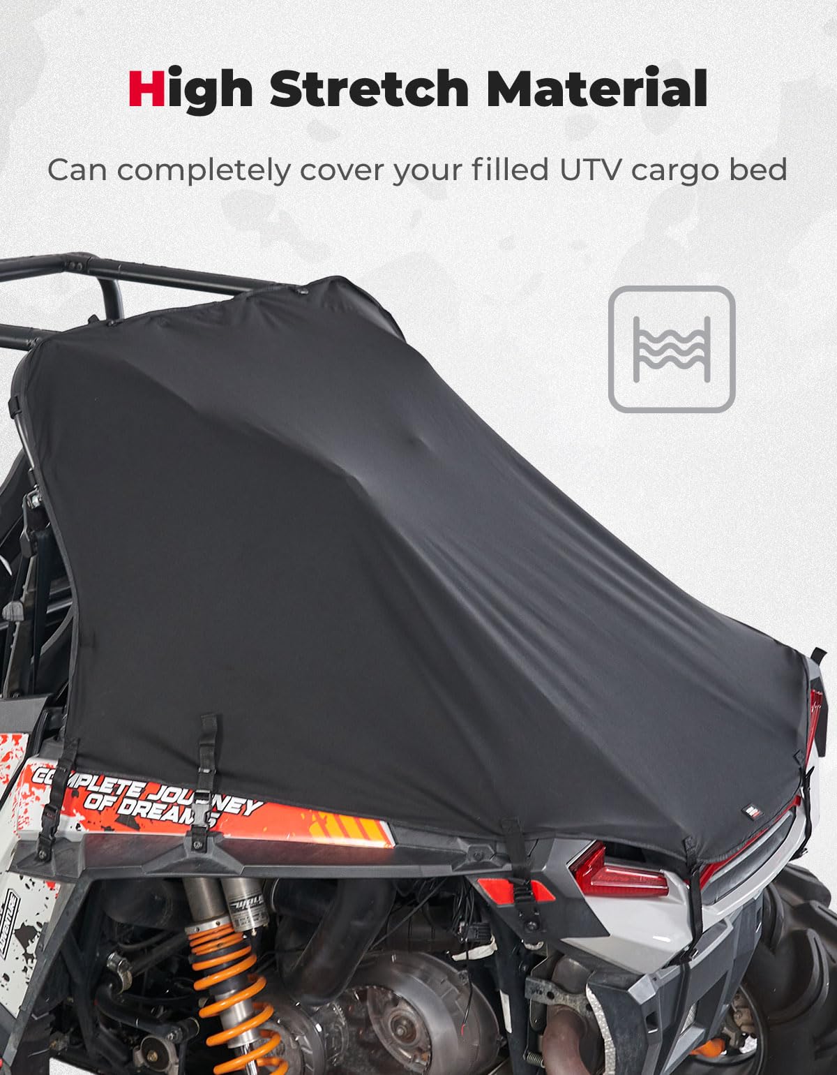 UTV Cargo Bed Cover for RZR XP 1000 / Turbo 2014-2023 - Image 6