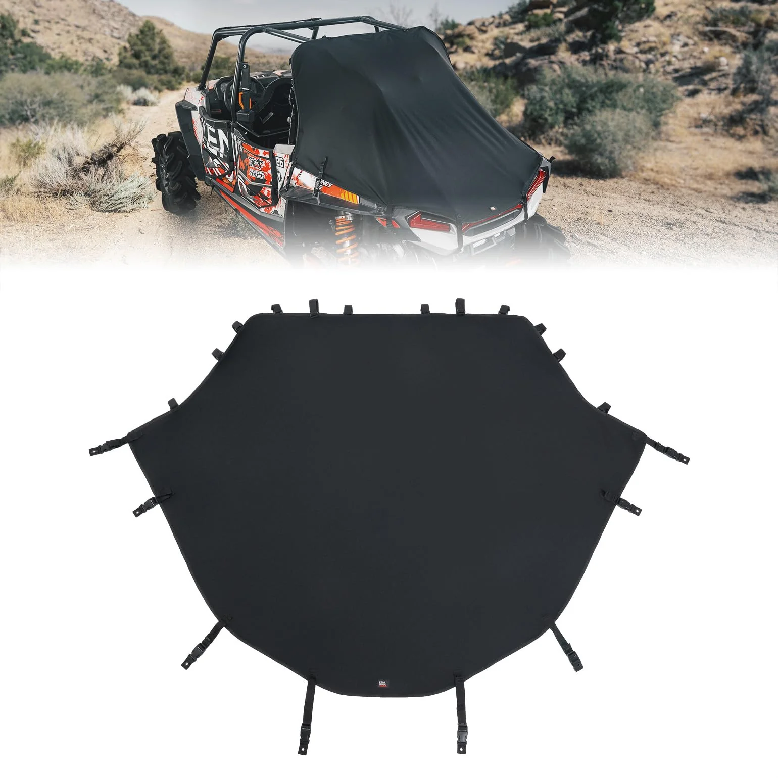 UTV Cargo Bed Cover for RZR XP 1000 / Turbo 2014-2023 - Image 8