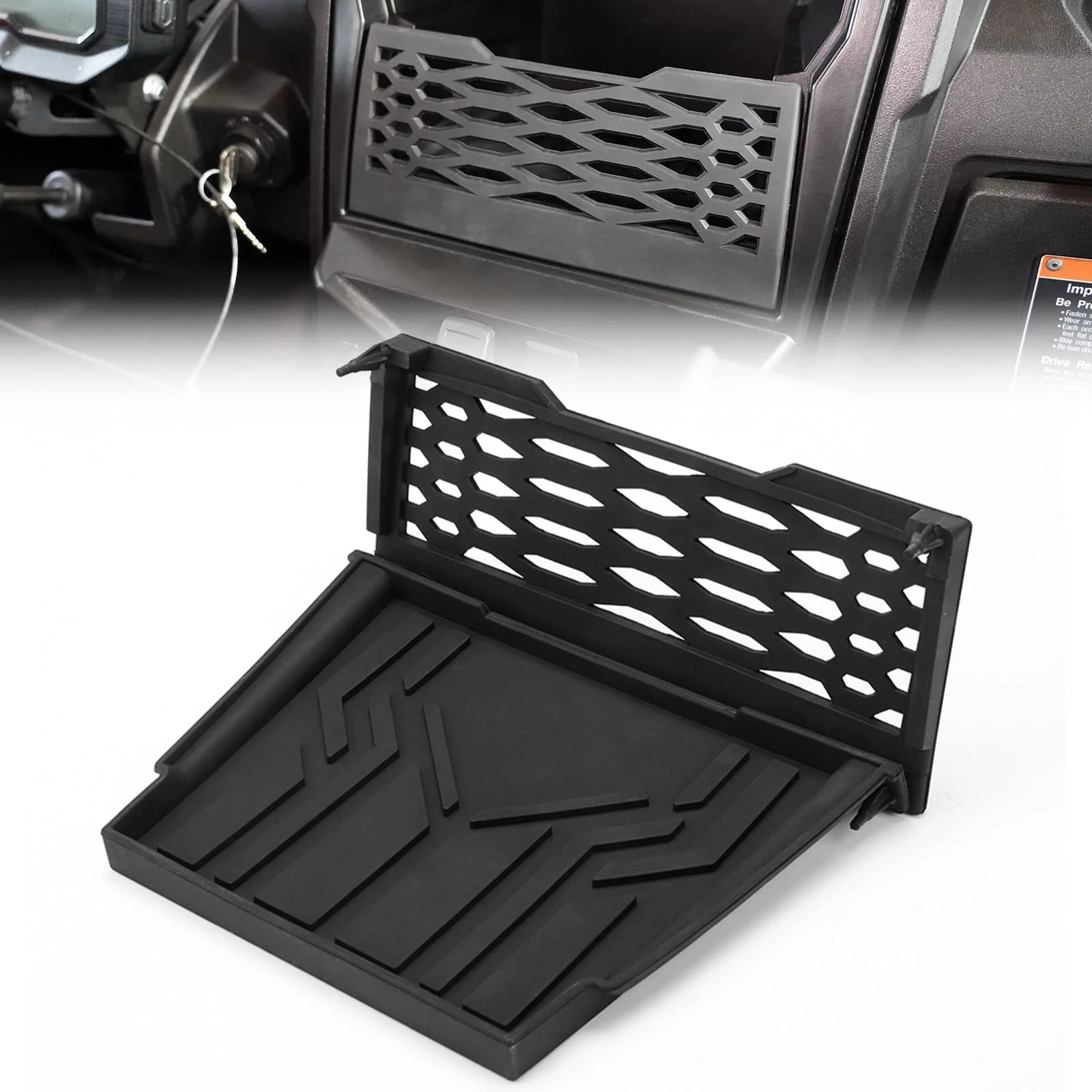 UTV Dashboard Dash Net with Anti-Slip Tray for Kawasaki Teryx - Image 8