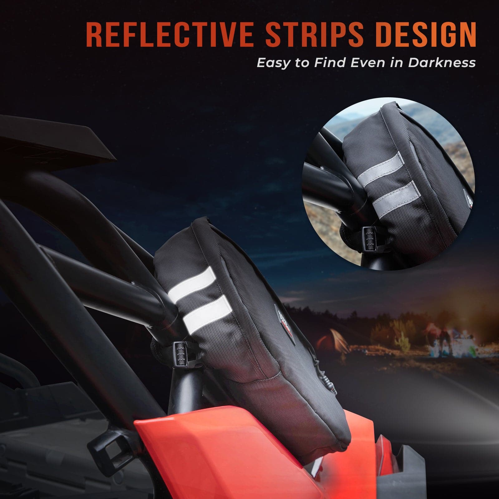 UTV Drive Belt Storage Bag with Reflective Strip - Image 8