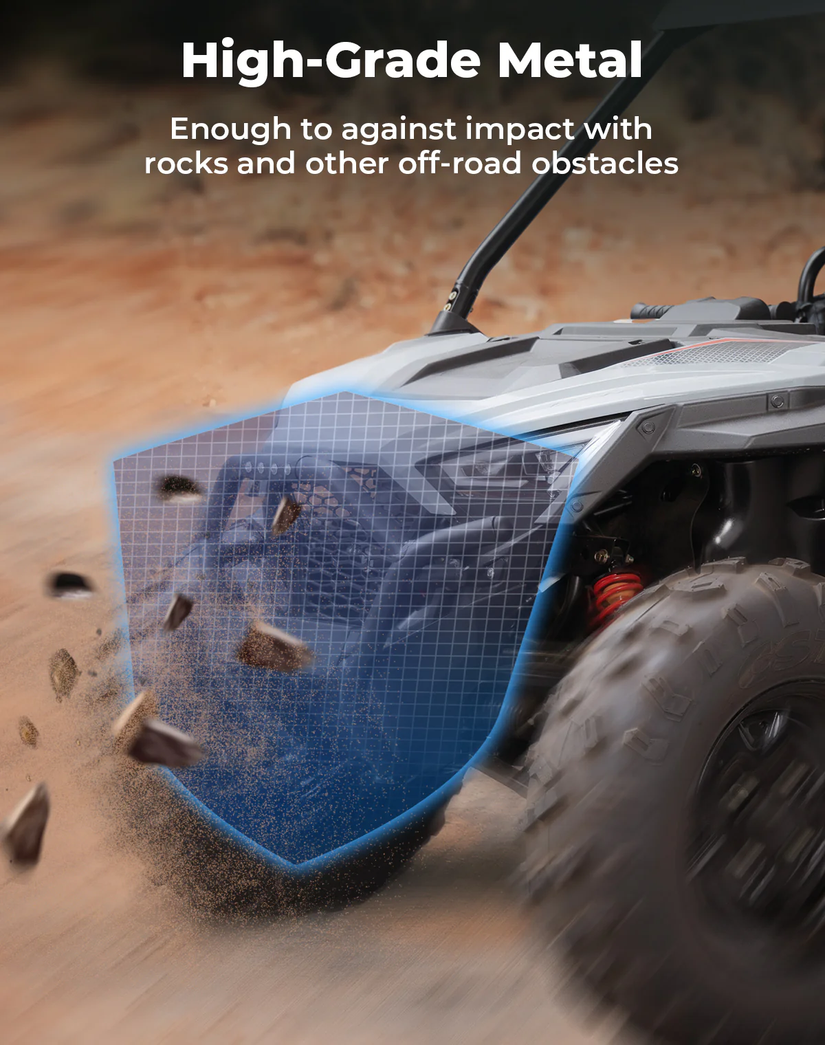 UTV Front Bumper for Polaris RZR 200 2022-2025 - Image 4
