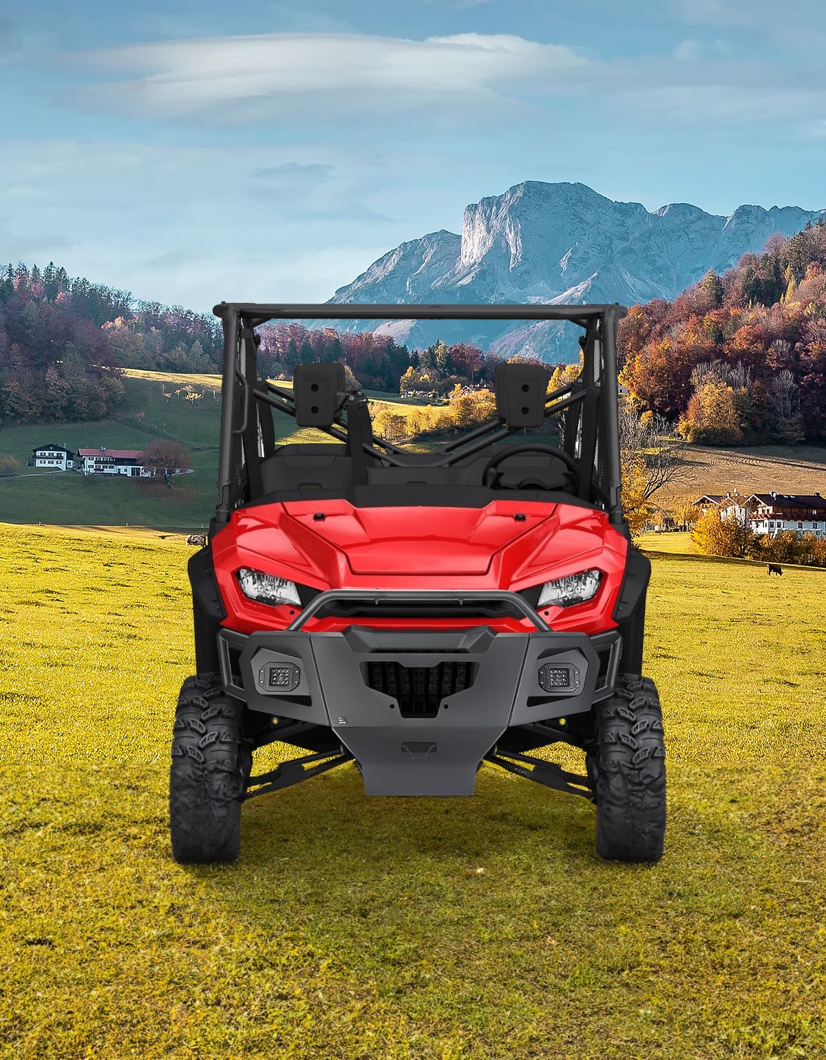 UTV Front Bumper with Lights for Pioneer 1000-6 2023-2024 - Image 7