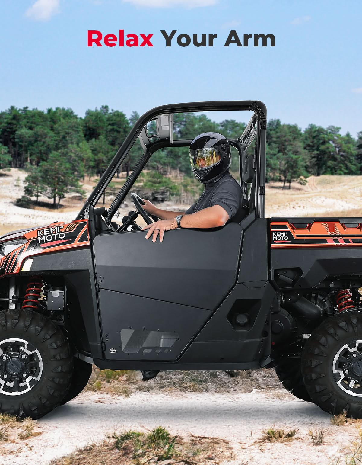 UTV Aluminum Half Doors for Ranger XP 1000 2018-2026 - Image 7