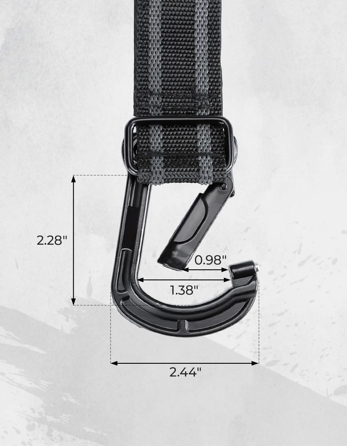 2 pcs UTV Helmet Hanger Hook fits 1.5" -2.0" Roll Bar for Polaris RZR, Can Am - Image 7