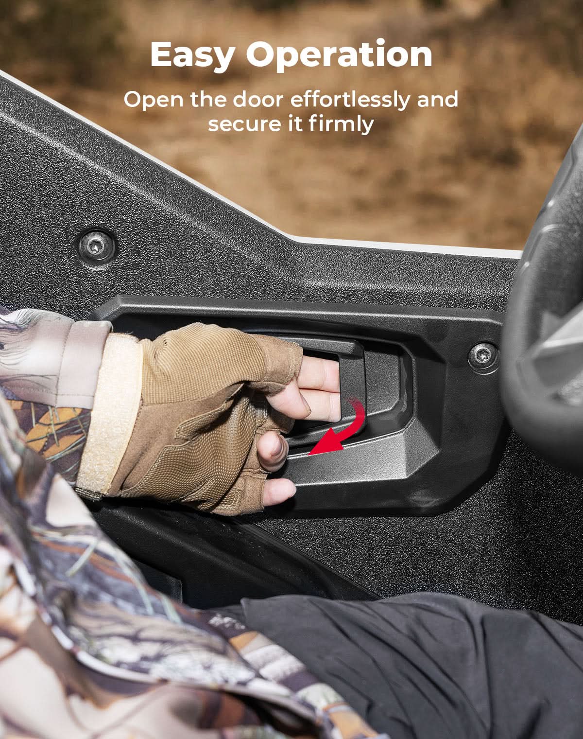 UTV Inside Door Handle Assembly for Polaris General 1000/4 1000 /XP 1000 /XP 4 1000 Replaces #7082216 - Image 2