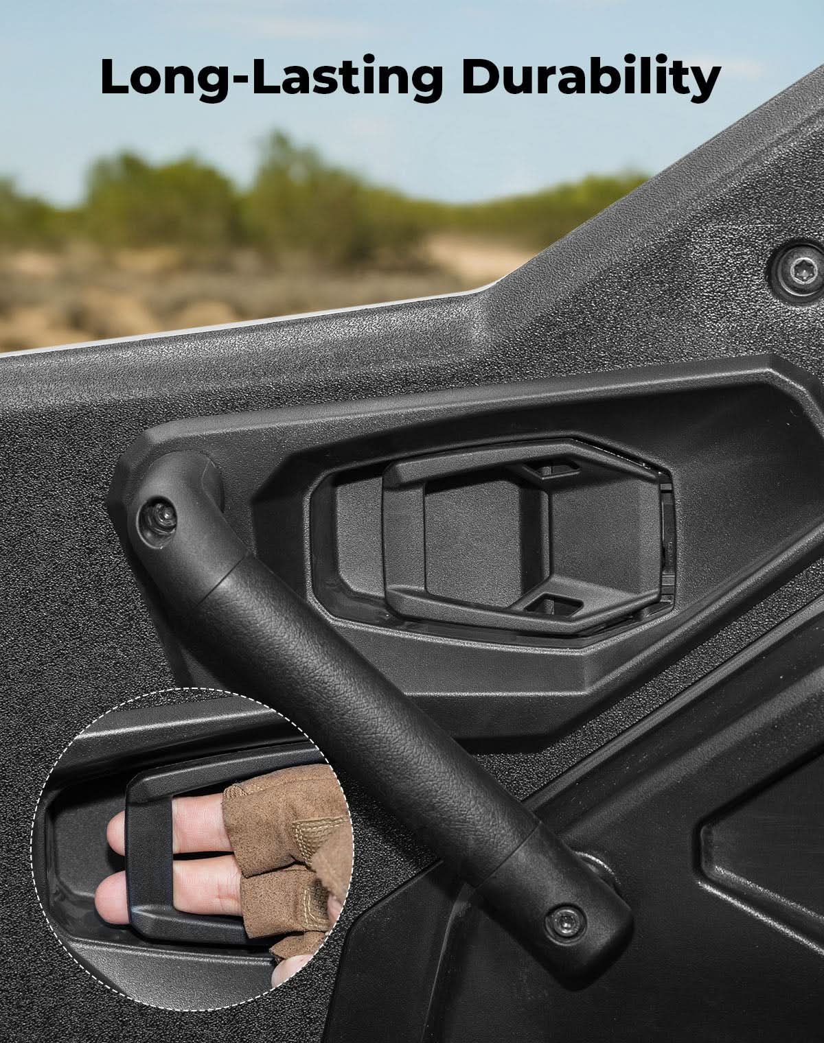 UTV Inside Door Handle Assembly for Polaris General 1000/4 1000 /XP 1000 /XP 4 1000 Replaces #7082216 - Image 5