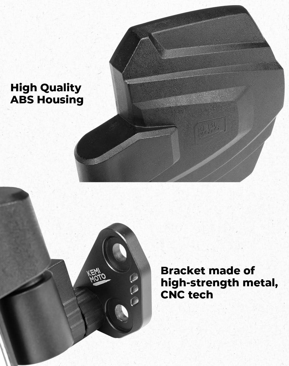 UTV Large Side Mirrors For Polaris Ranger|Crew XP 1000 2018-2025 - Image 6