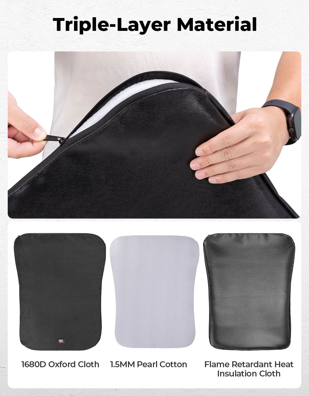 UTV Padded Heat Shield for Polaris RZR 2014-2025, Reduces Heat up to 30°C, Reduces Noise - Image 7