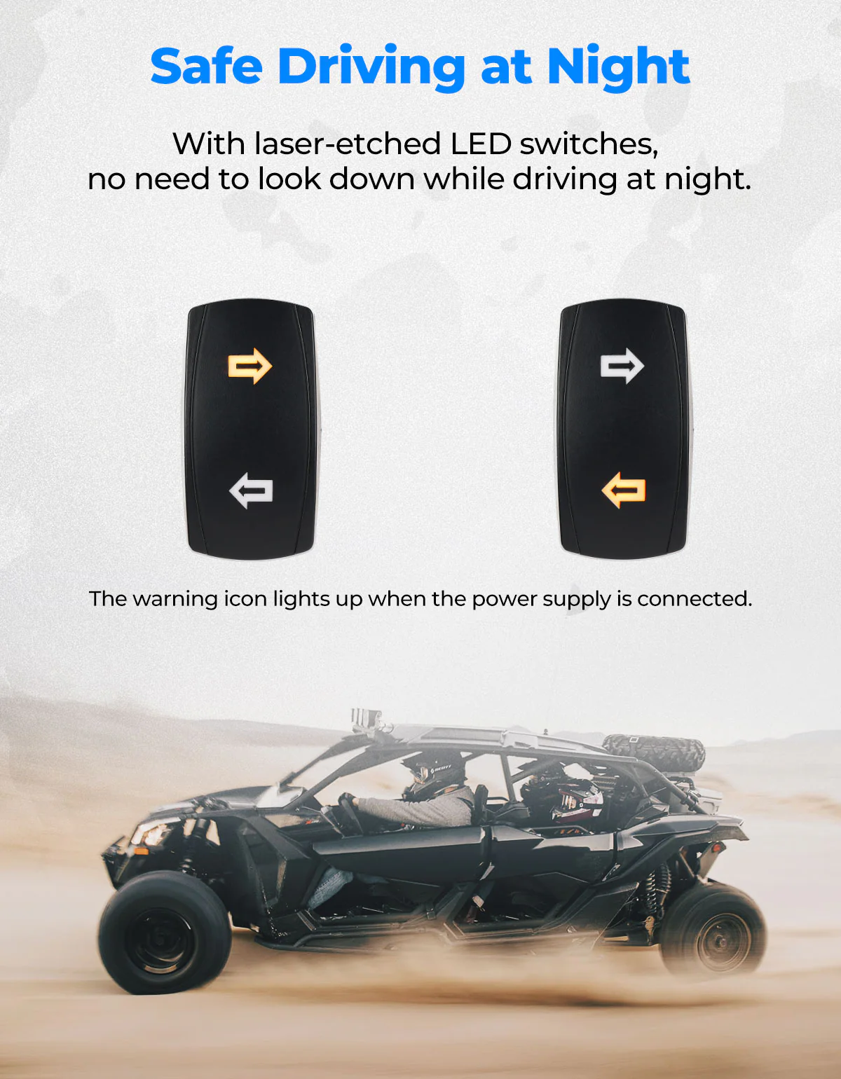 UTV Plug & Play Turn Signal Kit for Can-Am | Polaris | CFmoto | Honda - Image 3
