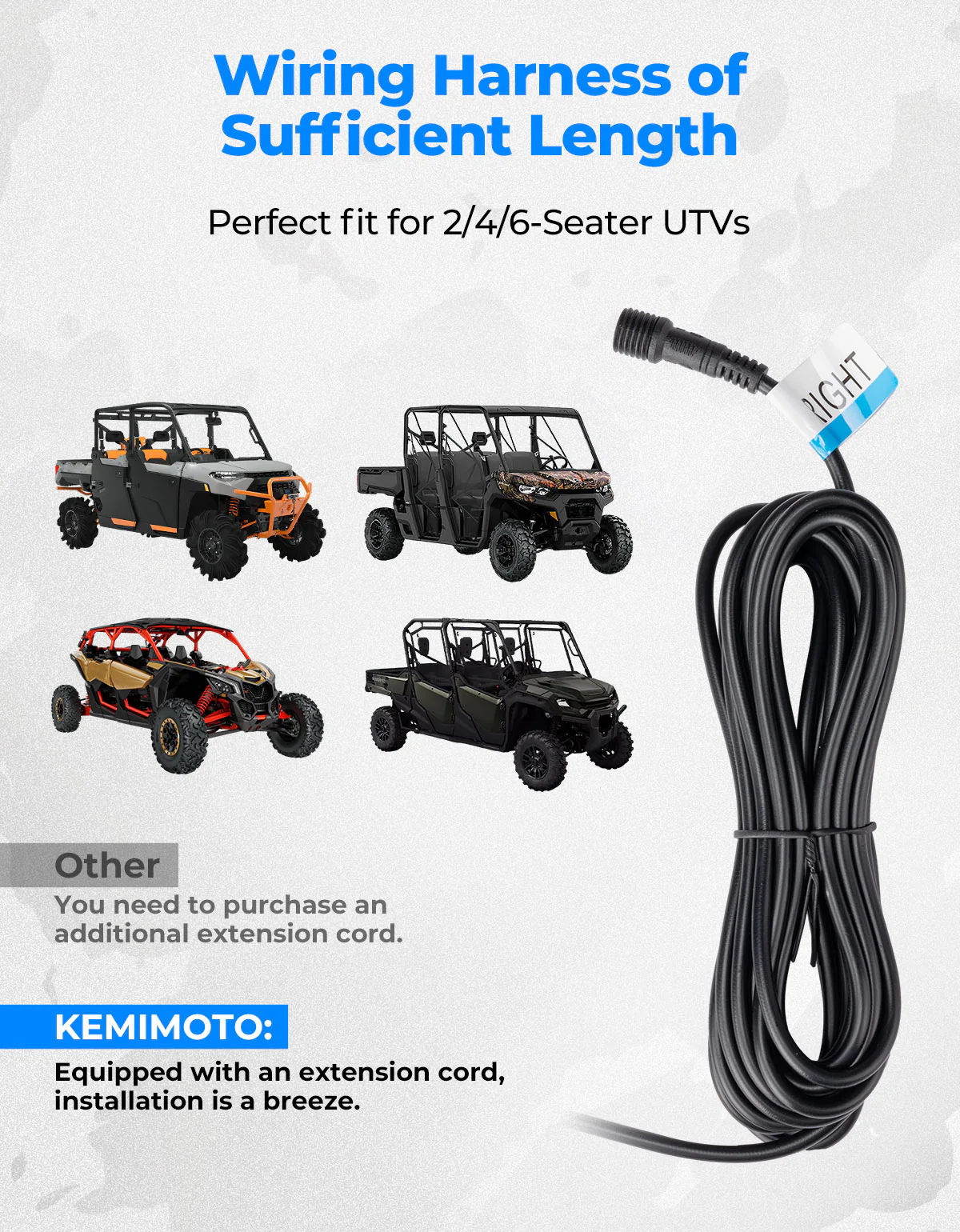 UTV Plug & Play Turn Signal Kit for Can-Am | Polaris | CFmoto | Honda - Image 7