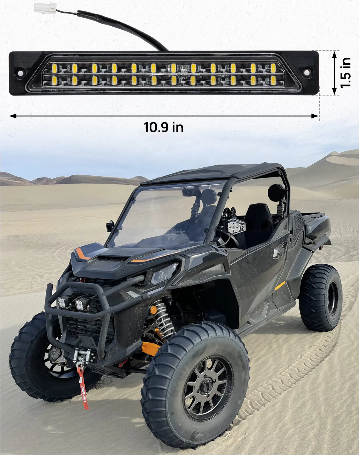 UTV Rear Cargo Bed Light for Can-Am Commander | Maverick Trail Sport - Image 7