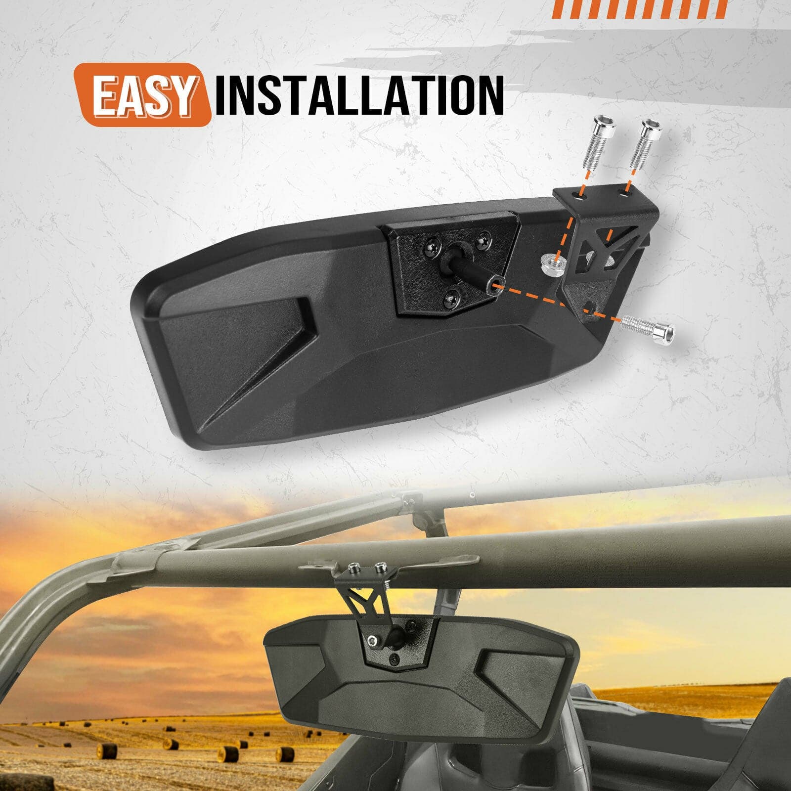 UTV Rear View Mirror for Can Am Maverick Trail & Sport, Commander - Image 3