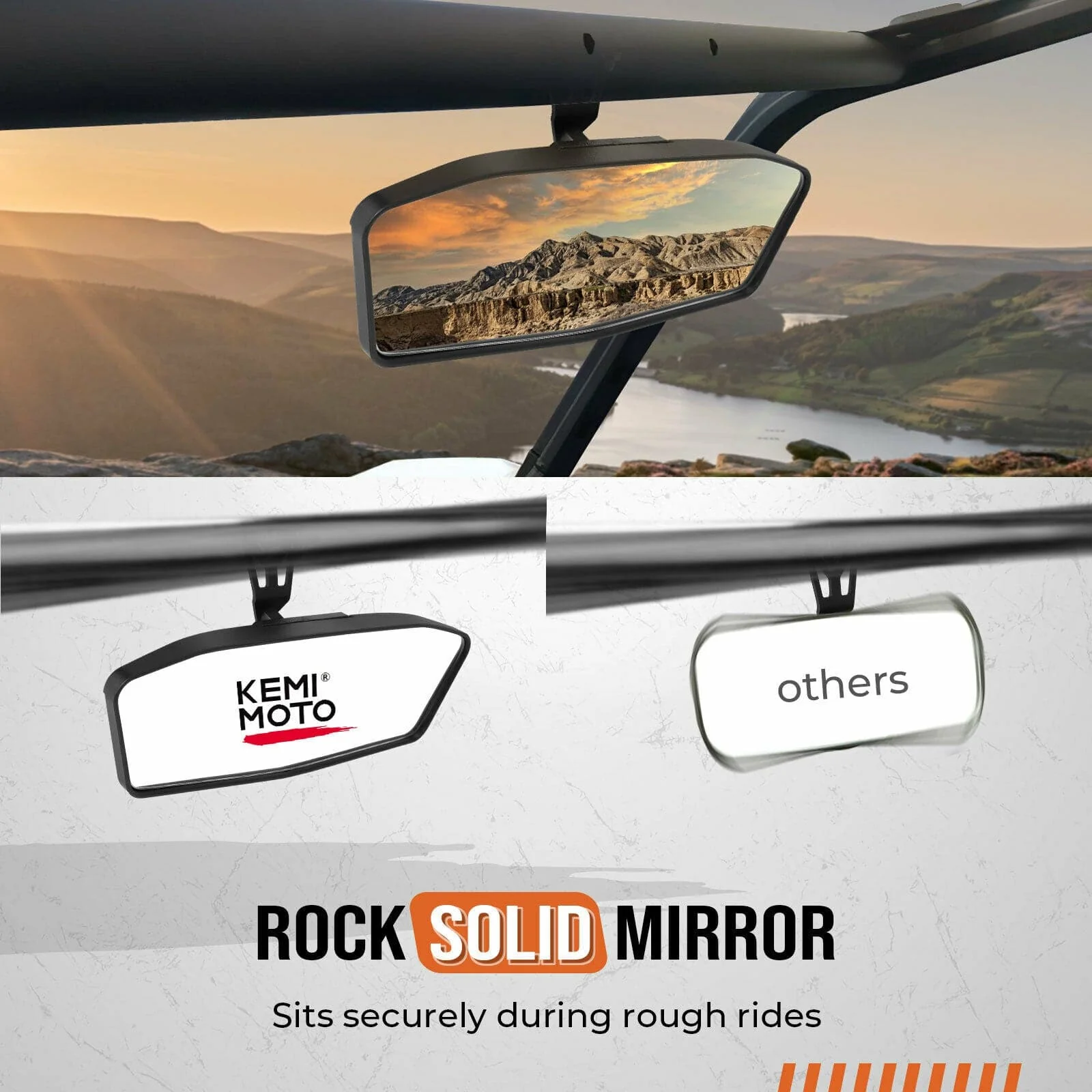 UTV Rear View Mirror for Can Am Maverick Trail & Sport, Commander - Image 5