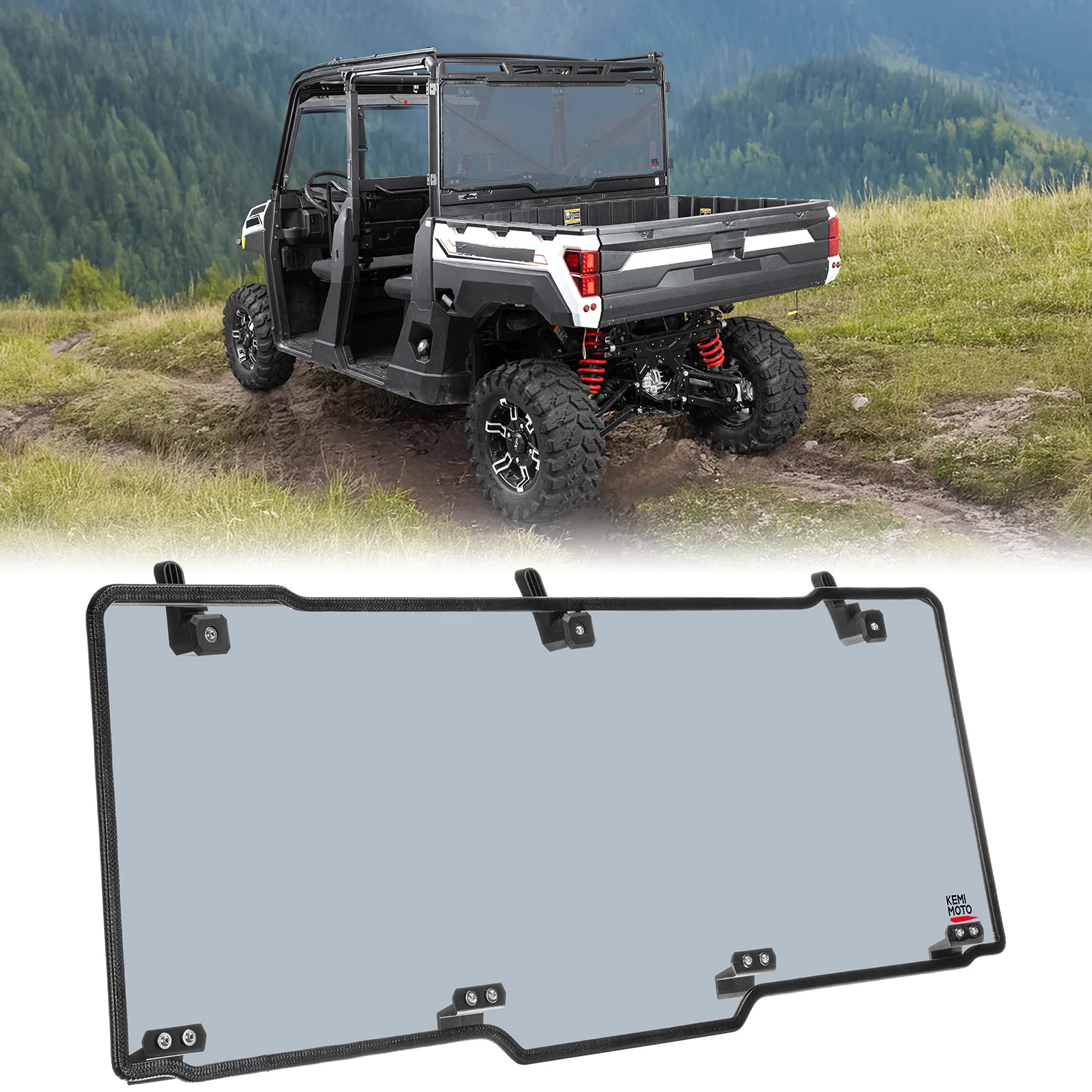 UTV Rear Window For Polaris Ranger - Image 10