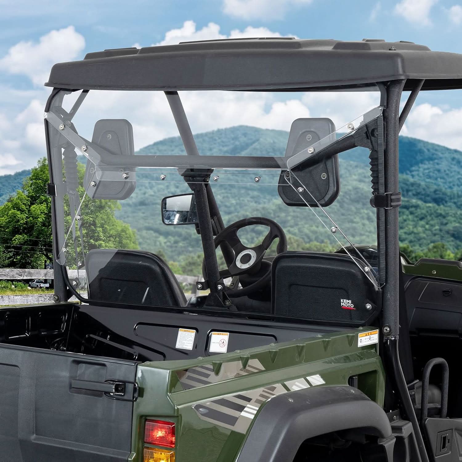 UTV Rear Windshield for Hisun 500/700 - Image 8
