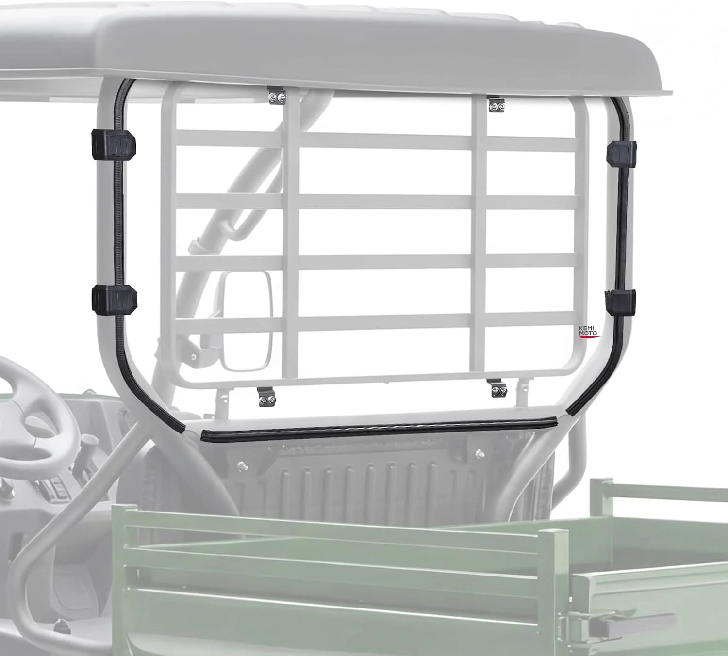 UTV Rear Windshield For Kawasaki Mule SX
